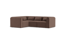 Load image into Gallery viewer, Atmosphere - Sectional - Rounded Backrest - Chocolate