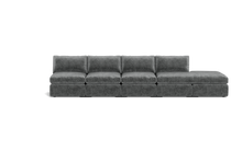 Load image into Gallery viewer, Ciello - Sofa - Basalt - Regular Backrest