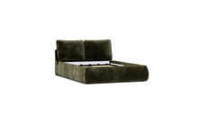 Load image into Gallery viewer, Ara Bed - Full - Upholstered - Sage - Storage
