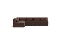 Load image into Gallery viewer, Atmosphere Storage - Sectional - Rounded Backrest - Chocolate
