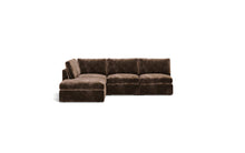 Load image into Gallery viewer, Ciello XL - Sectional - Espresso - High Angled
