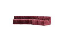 Load image into Gallery viewer, Cassini - Wedge Sectional - Bordeaux
