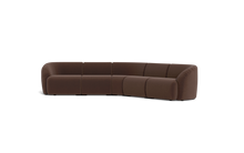 Load image into Gallery viewer, Cassini - Wedge Sectional - Chocolate
