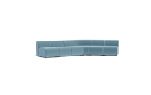 Load image into Gallery viewer, Cassini - Wedge Sectional - Aqua
