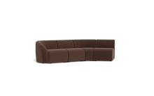 Load image into Gallery viewer, Cassini - Wedge Sectional - Chocolate
