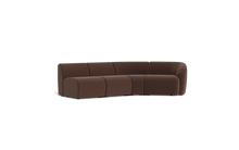 Load image into Gallery viewer, Cassini - Wedge Sectional - Chocolate

