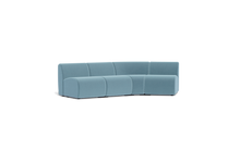 Load image into Gallery viewer, Cassini - Wedge Sectional - Aqua
