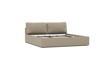 Load image into Gallery viewer, Ara Bed - King - Upholstered - Flax Haven - Storage
