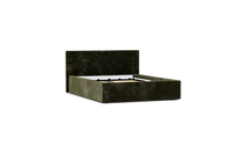 Load image into Gallery viewer, Ara Bed - Full - Upholstered - Sage - Storage
