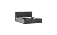 Load image into Gallery viewer, Ara Bed - Full - Upholstered - Cobblestone - Storage

