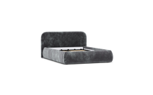Load image into Gallery viewer, Ara Bed - Full - Upholstered - Cobblestone - Storage
