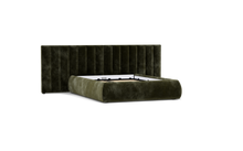 Load image into Gallery viewer, Ara Bed - Full - Upholstered - Sage - Non-storage
