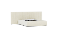 Load image into Gallery viewer, Ara Bed - Full - Upholstered - Cloud - Storage
