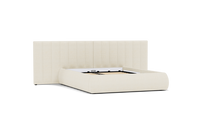 Load image into Gallery viewer, Ara Bed - Queen - Upholstered - Snowdrift - Storage
