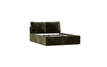 Load image into Gallery viewer, Ara Bed - Full - Upholstered - Sage - Storage
