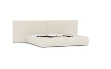 Load image into Gallery viewer, Ara Bed - King - Upholstered - Snowdrift - Non-storage
