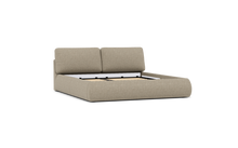 Load image into Gallery viewer, Ara Bed - King - Upholstered - Flax Haven - Storage
