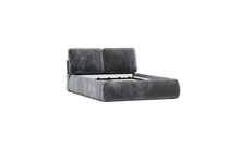 Load image into Gallery viewer, Ara Bed - Full - Upholstered - Cobblestone - Storage
