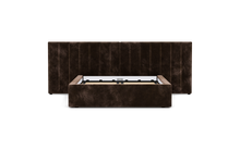 Load image into Gallery viewer, Ara Bed - Full - Upholstered - Espresso - Non-storage
