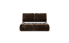 Load image into Gallery viewer, Ara Bed - Full - Upholstered - Espresso - Non-storage
