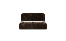 Load image into Gallery viewer, Ara Bed - Full - Upholstered - Espresso - Storage
