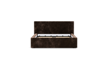 Load image into Gallery viewer, Ara Bed - Full - Upholstered - Espresso - Storage
