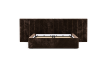 Load image into Gallery viewer, Ara Bed - Queen - Upholstered - Espresso - Non-storage
