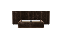 Load image into Gallery viewer, Ara Bed - Full - Upholstered - Espresso - Storage
