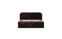 Load image into Gallery viewer, Ara Bed - Full - Upholstered - Espresso - Storage

