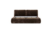 Load image into Gallery viewer, Ara Bed - King - Upholstered - Espresso - Storage
