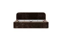 Load image into Gallery viewer, Ara Bed - King - Upholstered - Espresso - Storage
