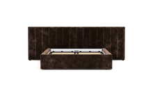 Load image into Gallery viewer, Ara Bed - Queen - Upholstered - Espresso - Storage
