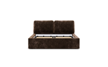 Load image into Gallery viewer, Ara Bed - Queen - Upholstered - Espresso - Storage
