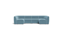 Load image into Gallery viewer, Cassini - Wedge Sectional - Aqua
