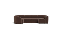 Load image into Gallery viewer, Cassini - Wedge Sectional - Chocolate
