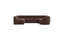 Load image into Gallery viewer, Cassini - Wedge Sectional - Chocolate
