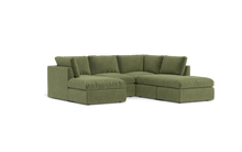 Load image into Gallery viewer, Ciello - Sectional - Cypress Green - High Angled
