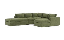 Load image into Gallery viewer, Ciello XL - Sectional - Cypress Green - Regular Backrest
