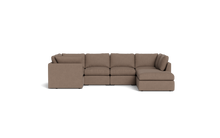 Load image into Gallery viewer, Ciello - Sectional - Mocha - High Angled
