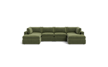 Load image into Gallery viewer, Ciello XL - Sectional - Cypress Green - Regular Backrest
