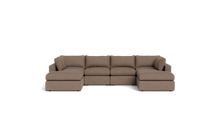 Load image into Gallery viewer, Ciello XL - Sectional - Mocha - Regular Backrest
