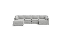 Load image into Gallery viewer, Ciello - Sectional - Limestone - High Angled

