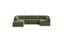 Load image into Gallery viewer, Ciello - Sectional - Cypress Green - High Angled
