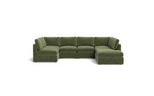 Load image into Gallery viewer, Ciello - Sectional - Cypress Green - High Angled
