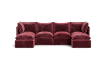 Load image into Gallery viewer, Gaia - Sofa - Bordeaux
