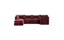 Load image into Gallery viewer, Gaia XL - Sectional - Bordeaux
