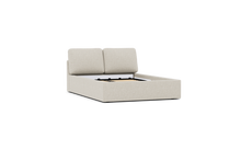 Load image into Gallery viewer, Ara Bed - Full - Upholstered - Silken Sand - Storage
