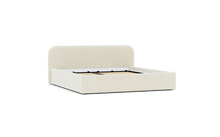 Load image into Gallery viewer, Ara Bed - King - Upholstered - Cloud - Storage
