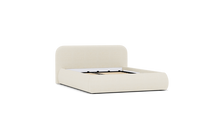 Load image into Gallery viewer, Ara Bed - Queen - Upholstered - Snowdrift - Storage
