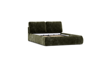 Load image into Gallery viewer, Ara Bed - Queen - Upholstered - Sage - Storage
